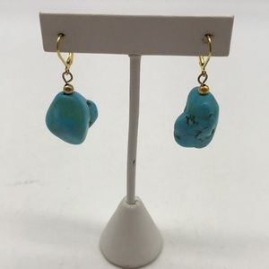 Kenneth Jay Lane Turquoise Dangle Earrings